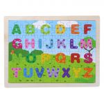 Wooden Alphabet Puzzle Set for Kids 80 pieces Puzzle For Kids Learning Toys Educational Toys - Size 12 x 9 in