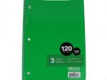 NOTEBOOK COLLEGE RULED 120CT