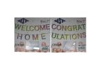 7 INCH WELCOME HOME BANNER