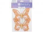 BUTTERFLY CLIPS-GOLD 2PC