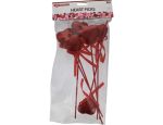 1.99 VALENTINES DAY HEART PICKS 6 PC