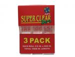 TAPE CLEAR 3PC  