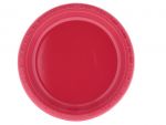 RED 9 IN PLASTIC PLATE