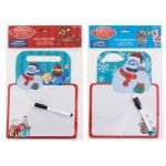 1.99 DRY ERASE BOARD RUDOLPH WMARKER 2 ASSORTED PEGGABLE