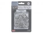 40 PC 2.5CM SPLIT KEY RINGS