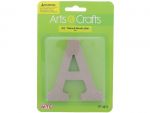 NATURAL WOOD LETTER A XXX
