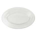 PLASTIC OVAL SERVING TRAY 16 X 11 INCH