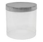 9.99 CYLINDER CONTAINER 3 INCH SILVER 12 PACK 