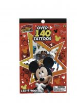 MICKEY MOUSE 140 TATTOOS