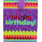 CONFETTI HAPPY BIRTHDAY SMALL GIFT BAG