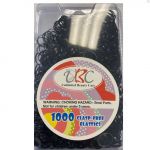 BLACK RUBBERBAND HAIR TIE