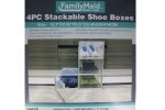 14.99 4 PACK STACKABLE SHOE BOXES 