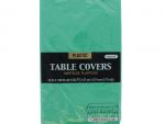 Plastic Table Cover in Green Color Party Table Cloths Disposable Rectangle Tablecloth - Size 56 x 108 Inches