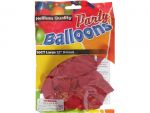 Red 12 In Large Latex Party Balloons 5 Count  