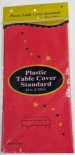 RED TABLE COVER  