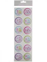 OWL BADGES STICKER XXX