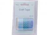 Crafting Tape-Clear RedClear Wht  XXX