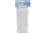 CABLE TIES-WHITE 40PC