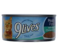 CHICKEN AND TUNA 9 LIVES CAT FOOD  