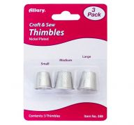 CRAFT AND SEW THIMBLES 3 PACK  