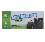 LARGE TRASH BAG 33 GALLOON 6 BAGS