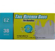 TALL KITCHEN BAGS13 GALLOON 38 BAGS