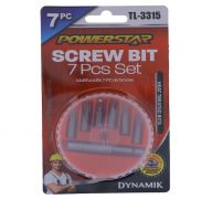 POWERSTAR SCREW BIT 7 PC