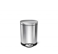 SMALL STAINLESS STEAL TRASH BIN
