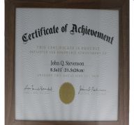 DOCUMENT FRAME 8.5 X 11 INCH WOOD
