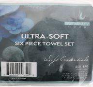 ULTRA SOFT SIX PIECE TOWEL SET