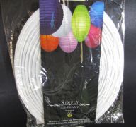 14 INCH PAPER LANTERN  WHITE LARGE