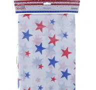 STAR AND STRIPES TABLE COVER 52 INCH X 70 INCH
