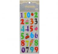 COLORFUL NUMBER STICKERS XXX  