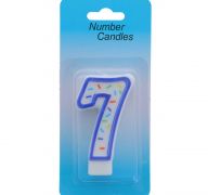 NUMERAL 7 BIRTHDAY CANDLE  