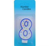 NUMERAL 8 BIRTHDAY CANDLE