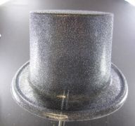 GLITTER HAT BLACK