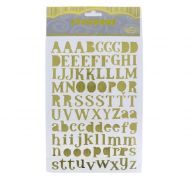 GOLD LETTER AND NUMBER STICKERS