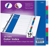 DIVIDERS WITH 10 COLOR TABS