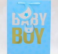 BLUE BABY BOY LARGE GIFT BAG  