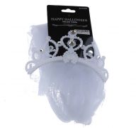 VEILED TIARA ONE SIZE