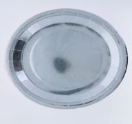 SILVER ROUND PLATE 7 INCH 12 PLATE