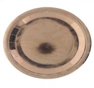 ROSE GOLD ROUND PLATE 9 INCH 8 PACK
