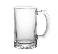 GLASS BEER MUG 16 OZ