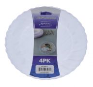 ROUND CLEAR PLATE 6 PACK 7.5 INCH