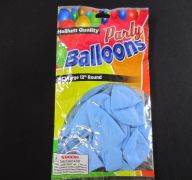 BALLOONS BABY BLUE 12IN 10CT