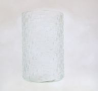 GLASS VASE CLEAR 4.5 X 7.5 INCH