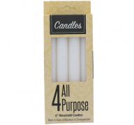 ALL PURPOSE CANDLE 6 INCH 4 PACK