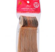 MINI APPETIZER SPOON ROSE GOLD 20 PACK