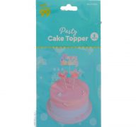 HAPPY BIRTHDAY PARTY CAKE TOPPER 3 PACK