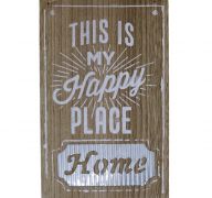 WOOD PLAQUE WITH MESSAGE